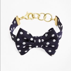 Kiel James Patrick Bow Navy Polka Dot Bow Bracelet